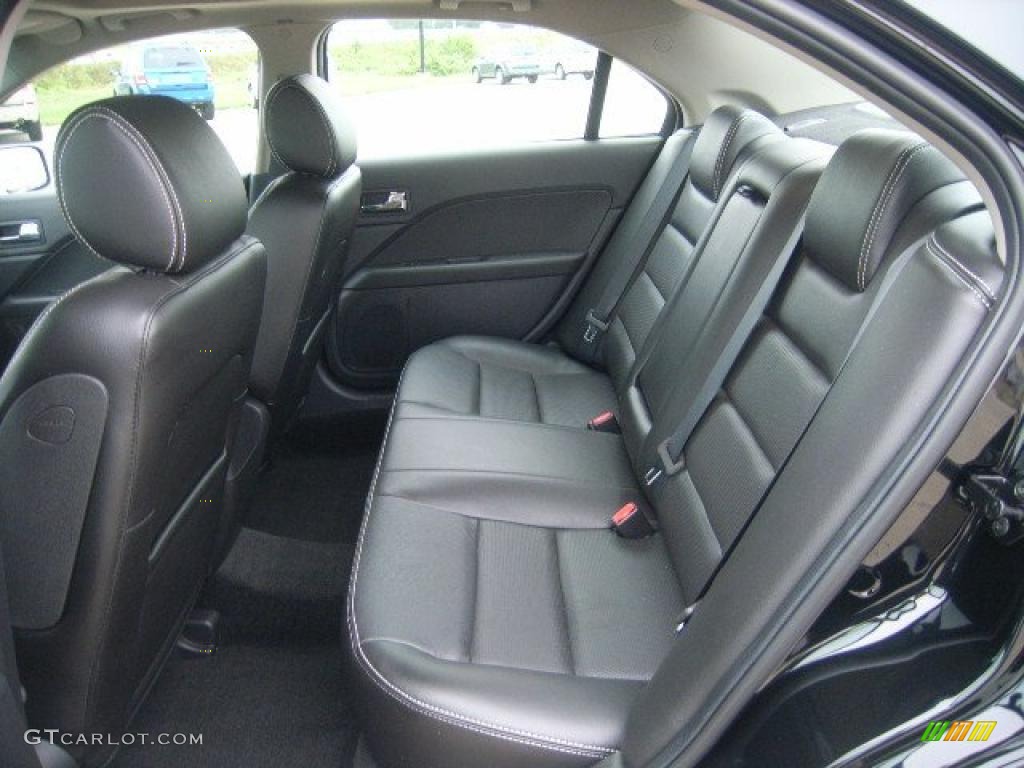 2007 Fusion SEL V6 - Black / Charcoal Black photo #4
