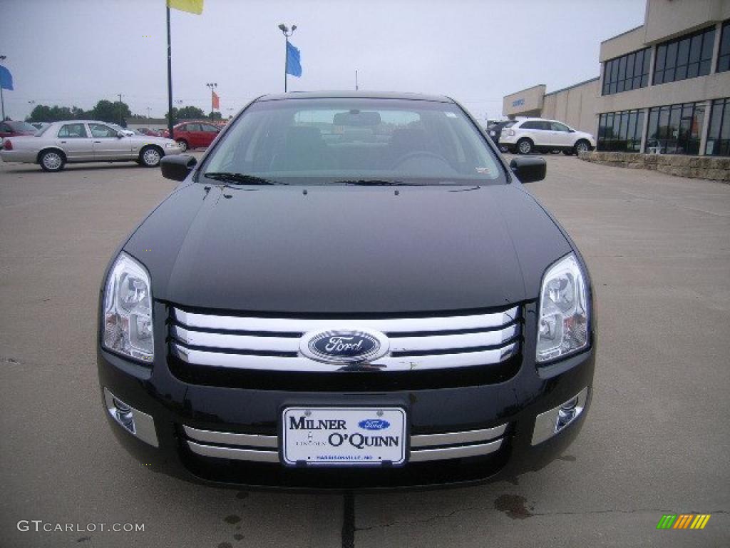 2007 Fusion SEL V6 - Black / Charcoal Black photo #10