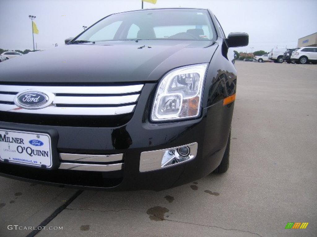 2007 Fusion SEL V6 - Black / Charcoal Black photo #11