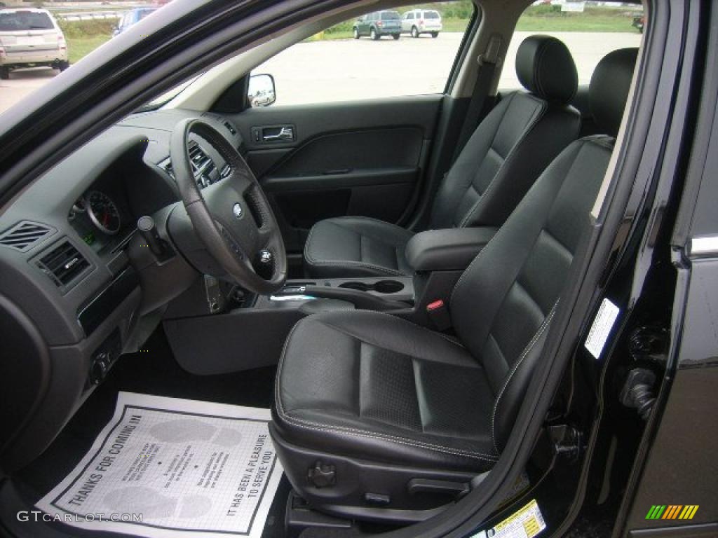 2007 Fusion SEL V6 - Black / Charcoal Black photo #22