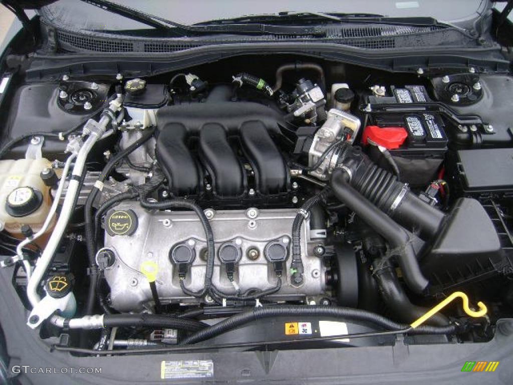 2007 Fusion SEL V6 - Black / Charcoal Black photo #26