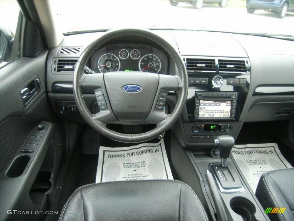 2007 Fusion SEL V6 - Black / Charcoal Black photo #29