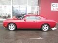 2009 Inferno Red Crystal Pearl Coat Dodge Challenger SE  photo #2