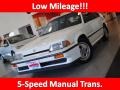 1986 Greek White Honda Civic CRX Si  photo #1