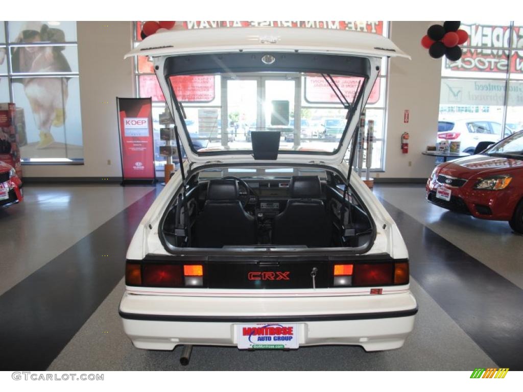 1986 Civic CRX Si - Greek White / Black photo #20