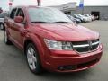 2009 Inferno Red Crystal Pearl Dodge Journey SXT AWD  photo #12