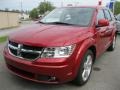 2009 Inferno Red Crystal Pearl Dodge Journey SXT AWD  photo #13