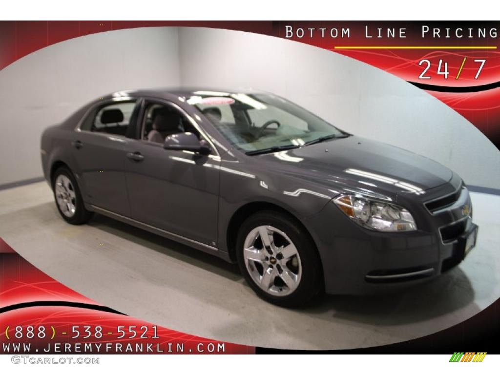 2009 Malibu LT Sedan - Dark Gray Metallic / Titanium photo #1
