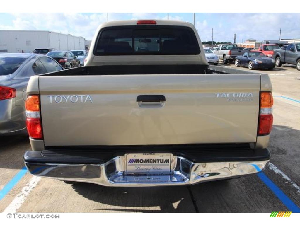 2002 Tacoma PreRunner Double Cab - Mystic Gold Metallic / Oak photo #3