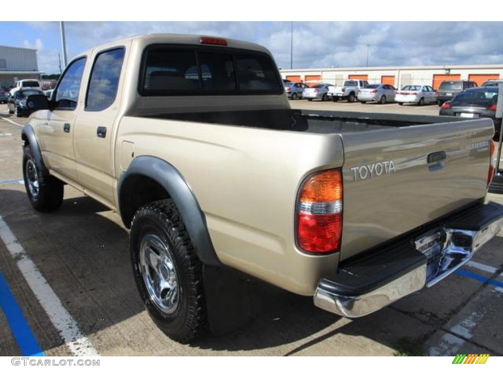 2002 Tacoma PreRunner Double Cab - Mystic Gold Metallic / Oak photo #4