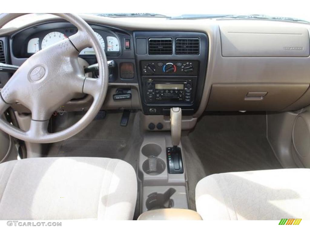 2002 Tacoma PreRunner Double Cab - Mystic Gold Metallic / Oak photo #7