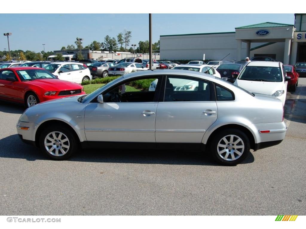 2003 Passat GLS Sedan - Reflex Silver Metallic / Black photo #2