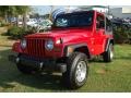 1999 Flame Red Jeep Wrangler Sport 4x4  photo #12