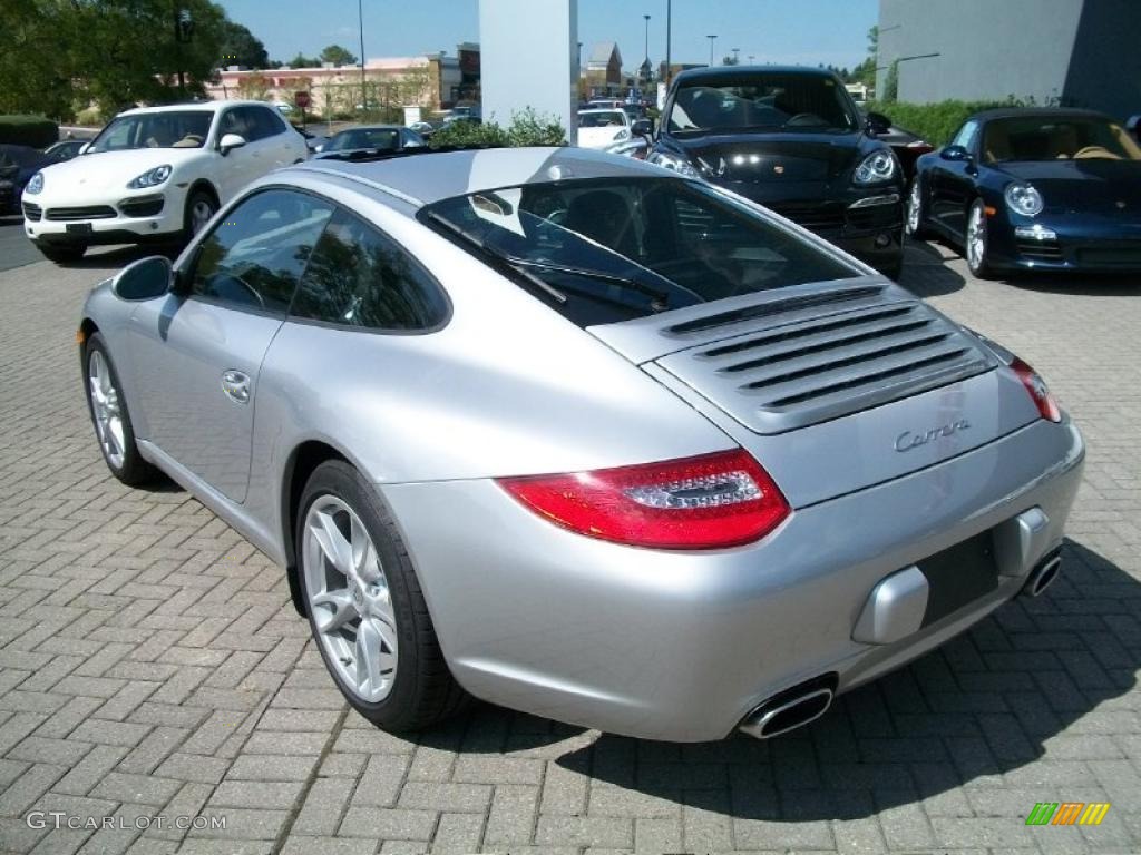 2011 911 Carrera Coupe - Arctic Silver Metallic / Black photo #7