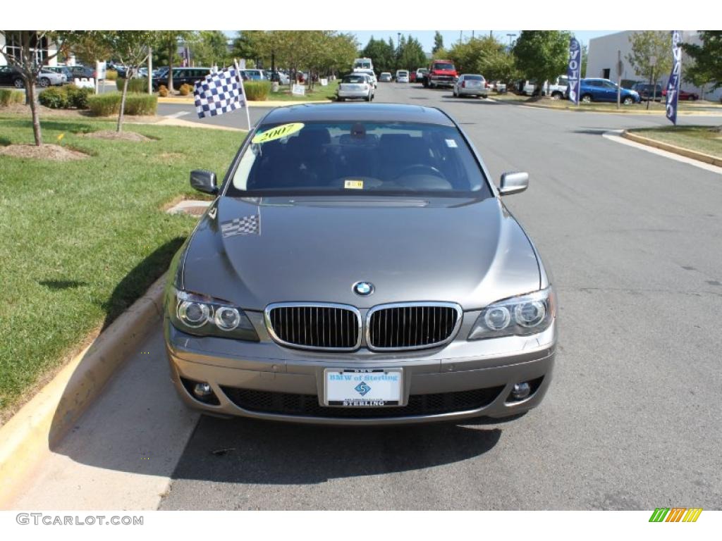 2007 7 Series 750Li Sedan - Sterling Grey Metallic / Black photo #1