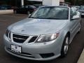 2009 Snow Silver Metallic Saab 9-3 2.0T Convertible  photo #2