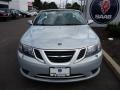 2009 Snow Silver Metallic Saab 9-3 2.0T Convertible  photo #3