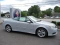 2009 Snow Silver Metallic Saab 9-3 2.0T Convertible  photo #4