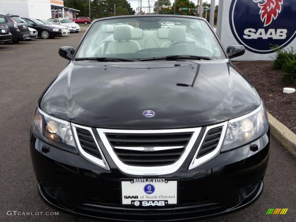 2009 9-3 2.0T Convertible - Black / Parchment photo #3