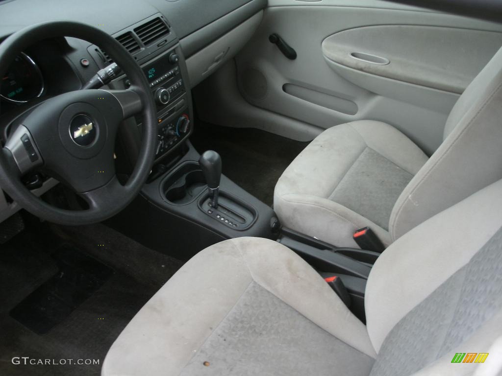 2007 Cobalt LS Coupe - Rally Yellow / Gray photo #7