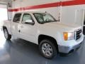 2011 Summit White GMC Sierra 1500 SLT Crew Cab 4x4  photo #6