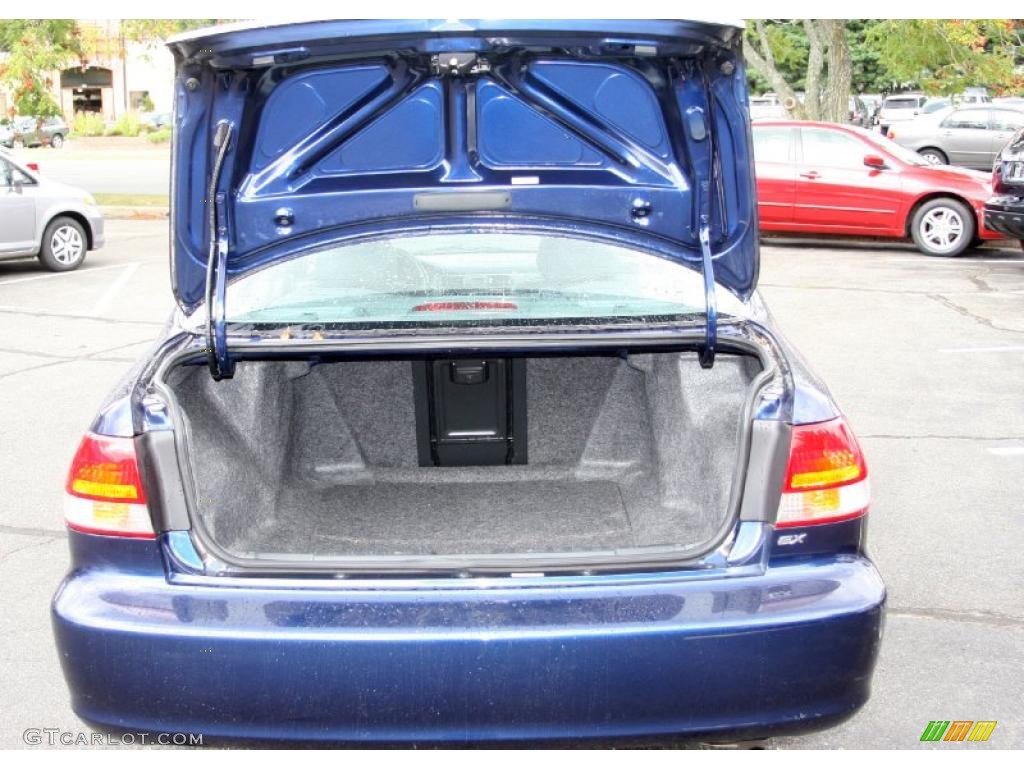 2002 Accord EX Sedan - Eternal Blue Pearl / Quartz Gray photo #7