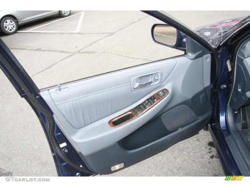 2002 Accord EX Sedan - Eternal Blue Pearl / Quartz Gray photo #13