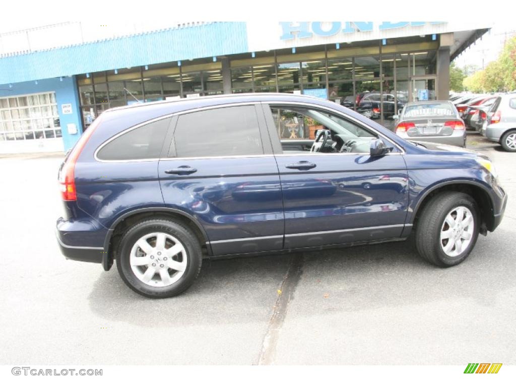 2007 CR-V EX-L 4WD - Royal Blue Pearl / Black photo #4