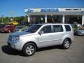 2011 Alabaster Silver Metallic Honda Pilot EX-L  photo #1