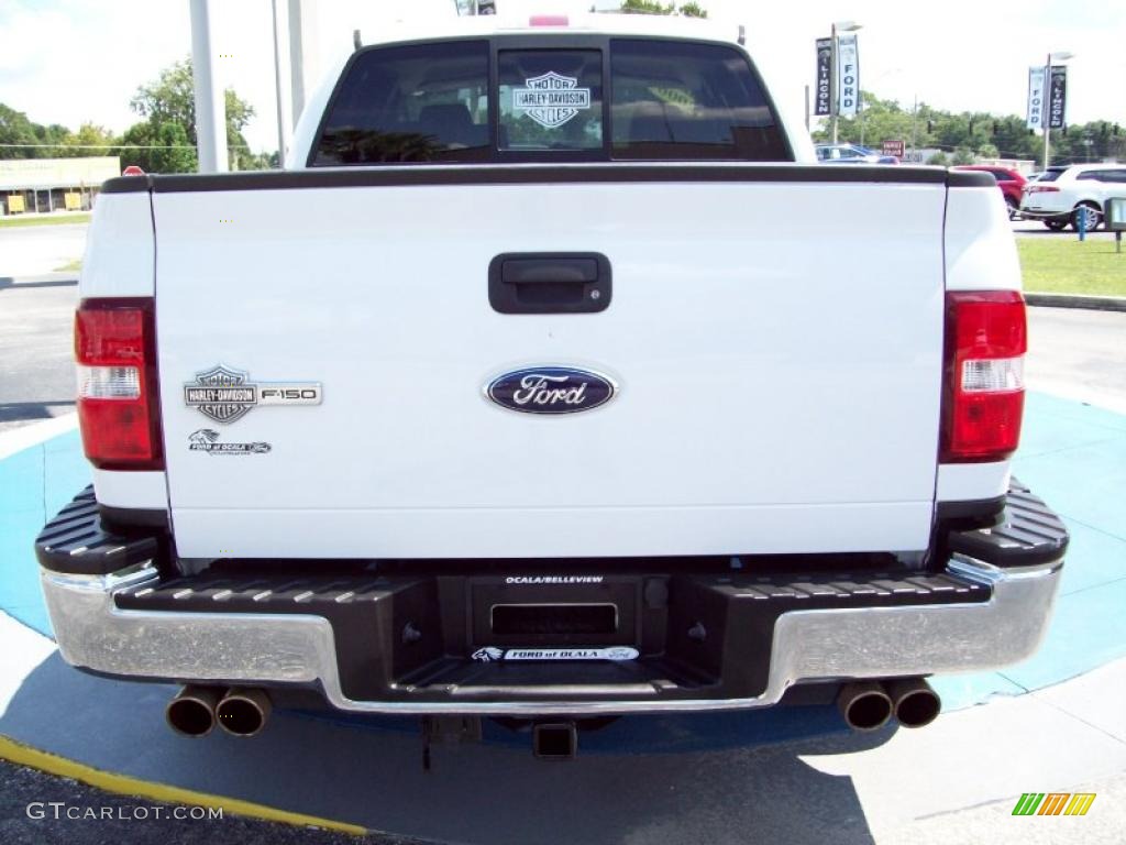 2006 F150 Harley-Davidson SuperCrew - Oxford White / Tan photo #4
