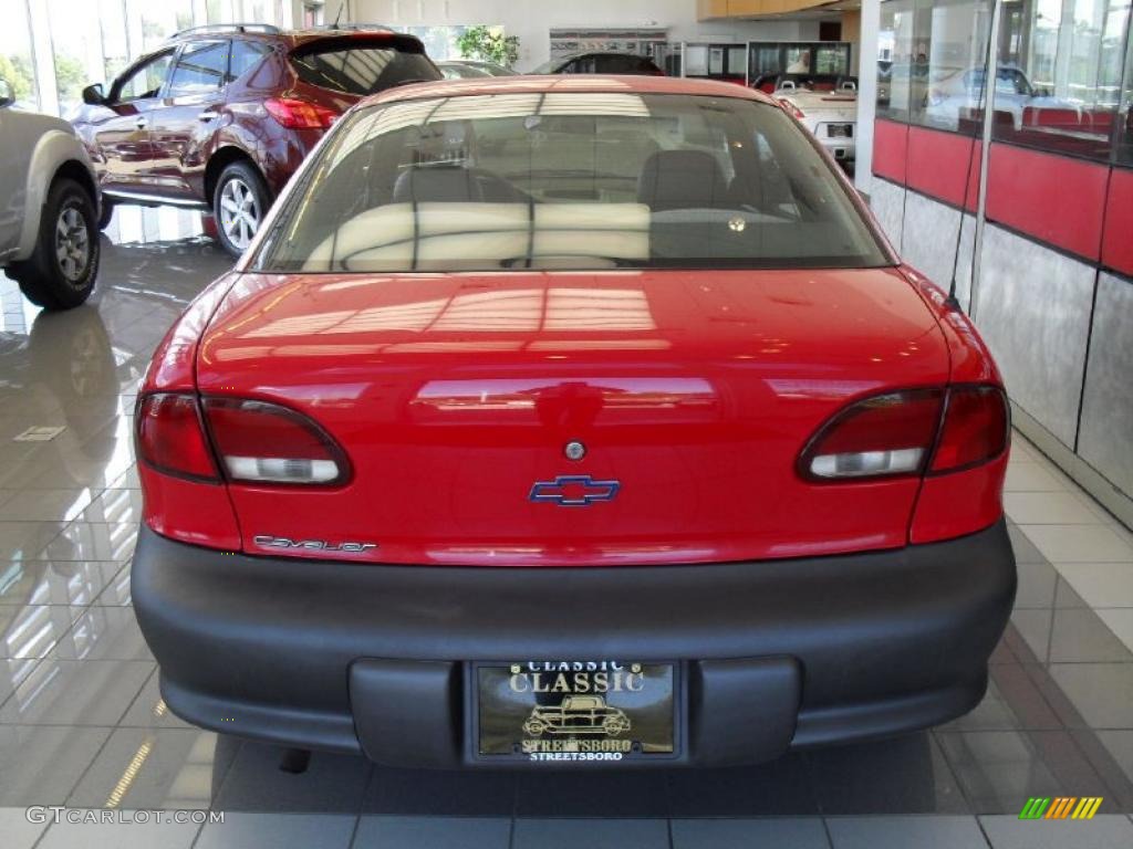 1999 Cavalier Coupe - Bright Red / Graphite photo #6