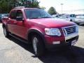 2007 Red Fire Ford Explorer Sport Trac XLT 4x4  photo #7