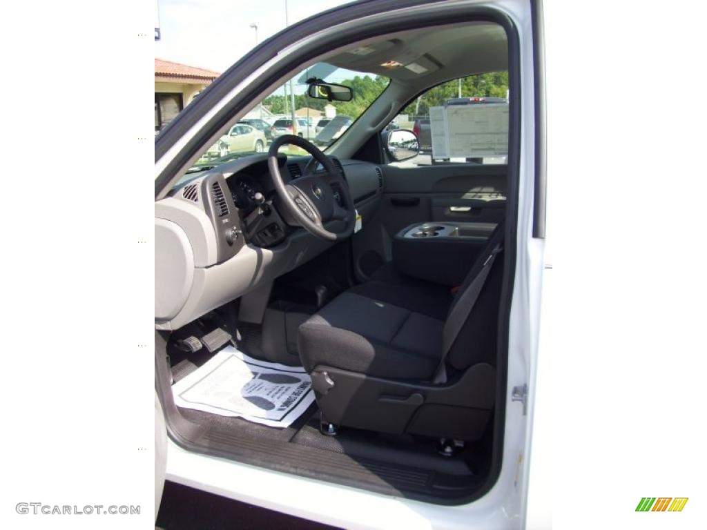 2011 Silverado 1500 Regular Cab 4x4 - Summit White / Dark Titanium photo #4