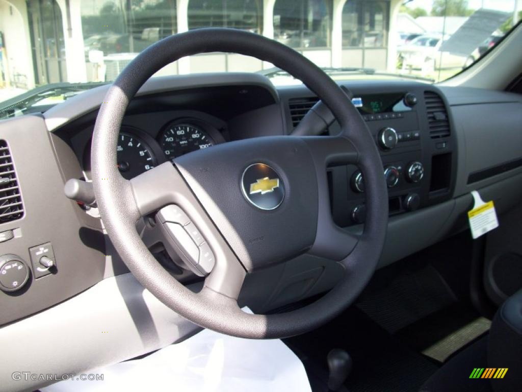 2011 Silverado 1500 Regular Cab 4x4 - Summit White / Dark Titanium photo #5