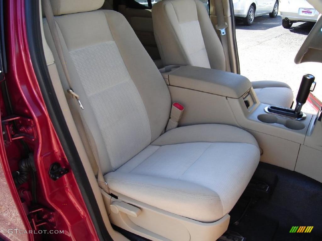 2007 Explorer Sport Trac XLT 4x4 - Red Fire / Camel photo #16