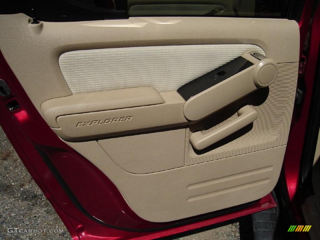 2007 Explorer Sport Trac XLT 4x4 - Red Fire / Camel photo #22