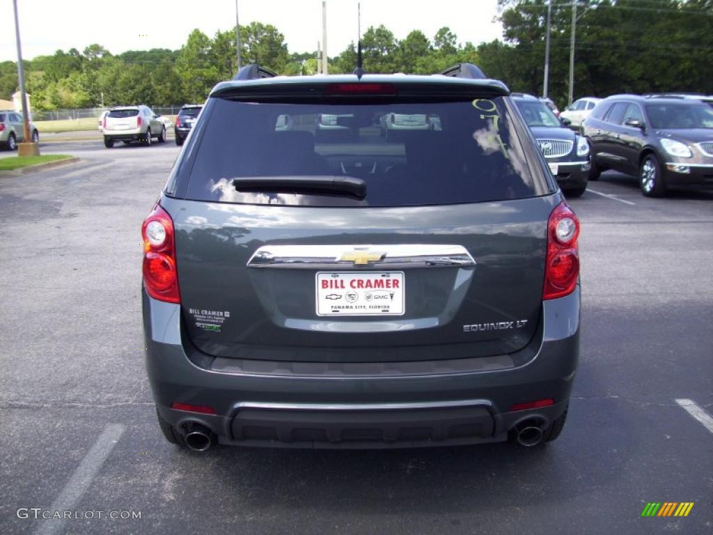 2011 Equinox LT - Black Granite Metallic / Light Titanium/Jet Black photo #2