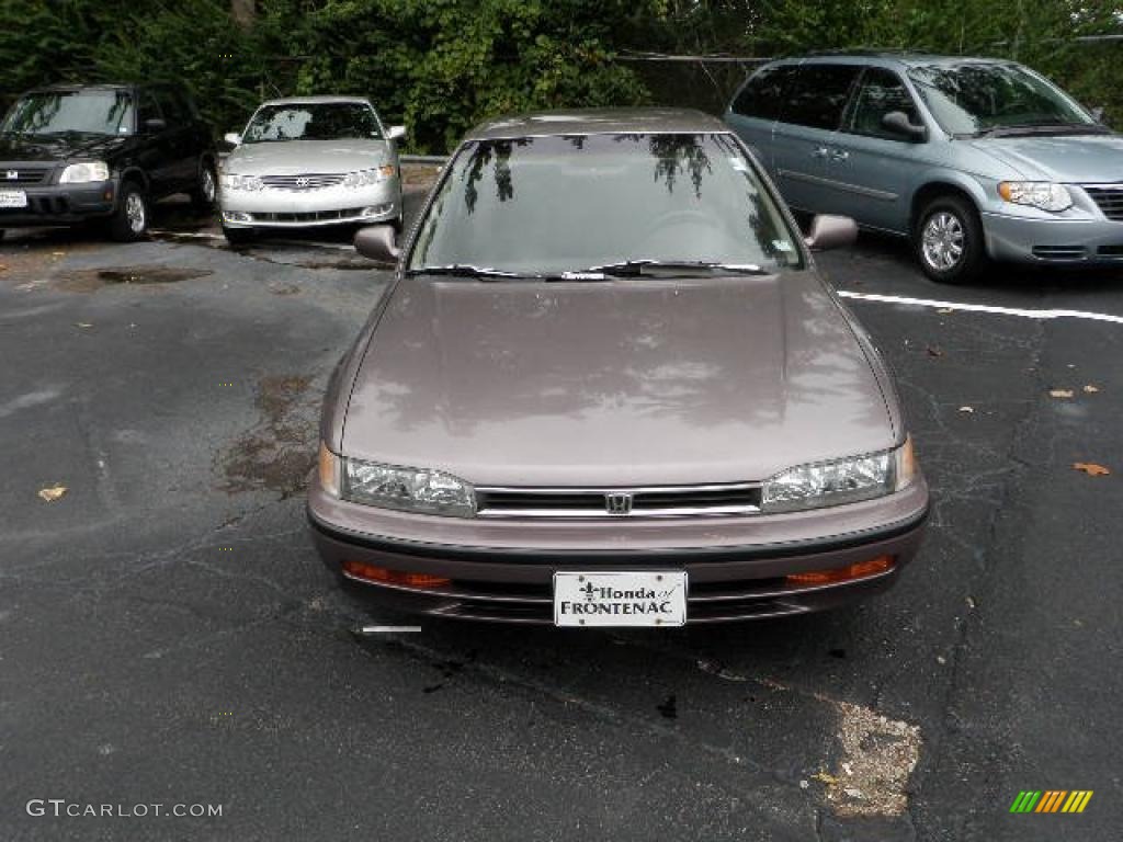 1993 Accord LX Coupe - Rosewood Brown Metallic / Burgundy photo #6