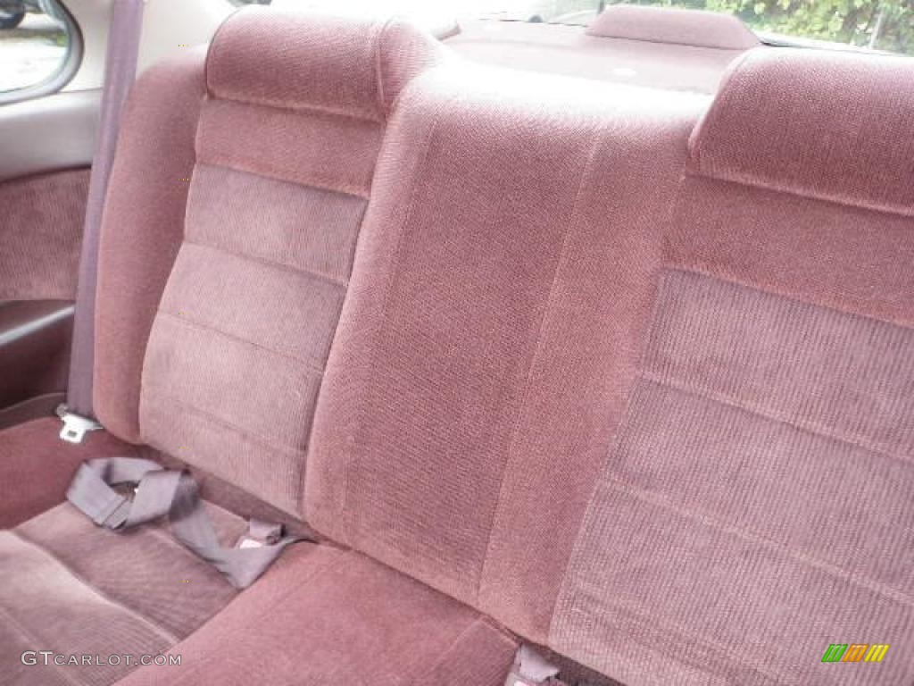 1993 Accord LX Coupe - Rosewood Brown Metallic / Burgundy photo #9