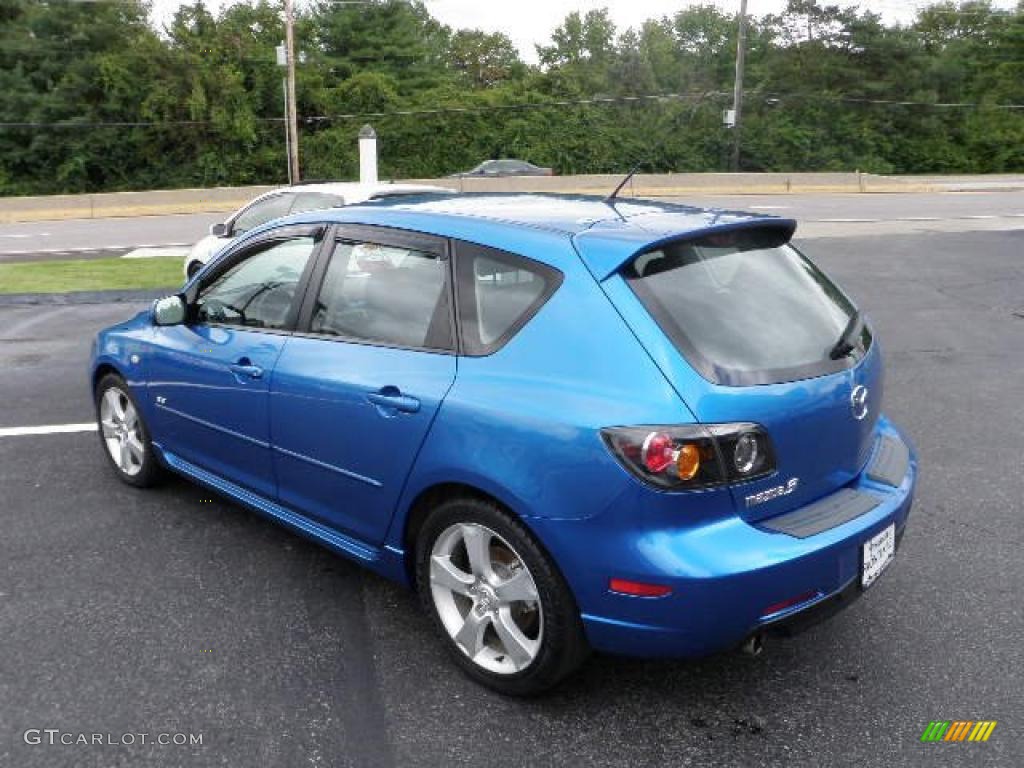 2006 MAZDA3 s Touring Hatchback - Winning Blue Metallic / Black photo #2