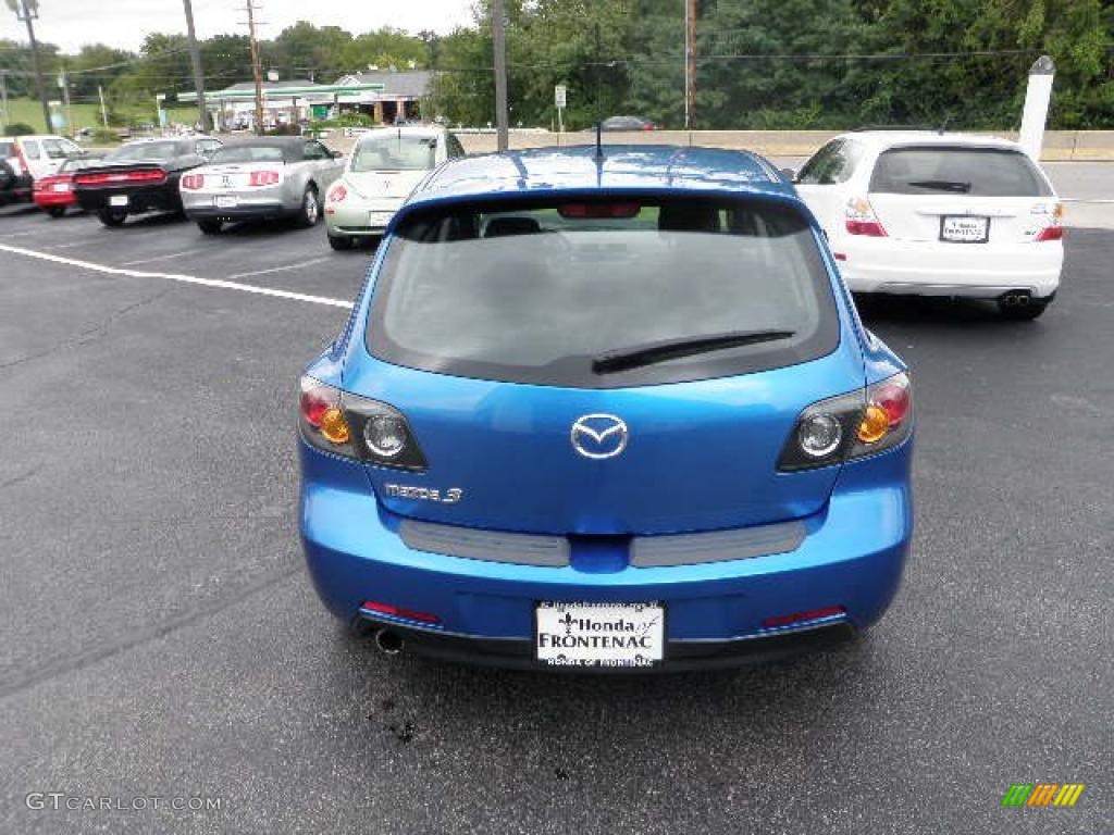2006 MAZDA3 s Touring Hatchback - Winning Blue Metallic / Black photo #3