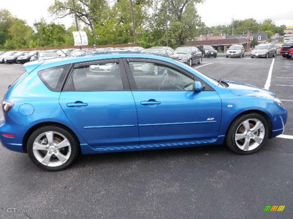 2006 MAZDA3 s Touring Hatchback - Winning Blue Metallic / Black photo #5