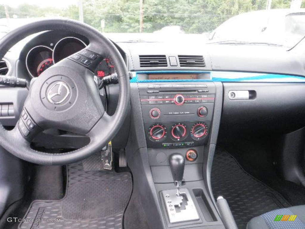 2006 MAZDA3 s Touring Hatchback - Winning Blue Metallic / Black photo #9