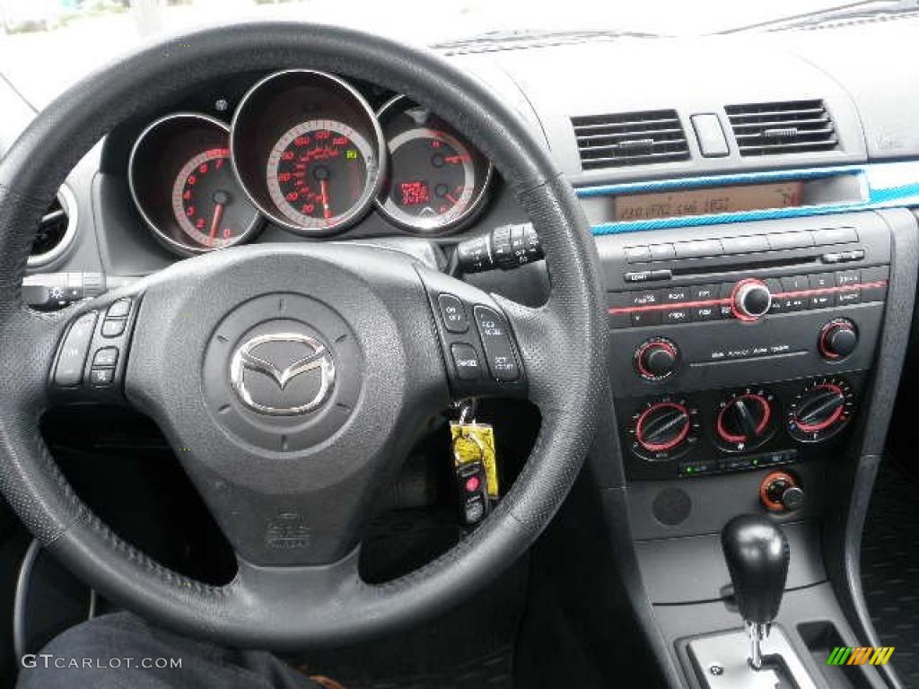 2006 MAZDA3 s Touring Hatchback - Winning Blue Metallic / Black photo #14