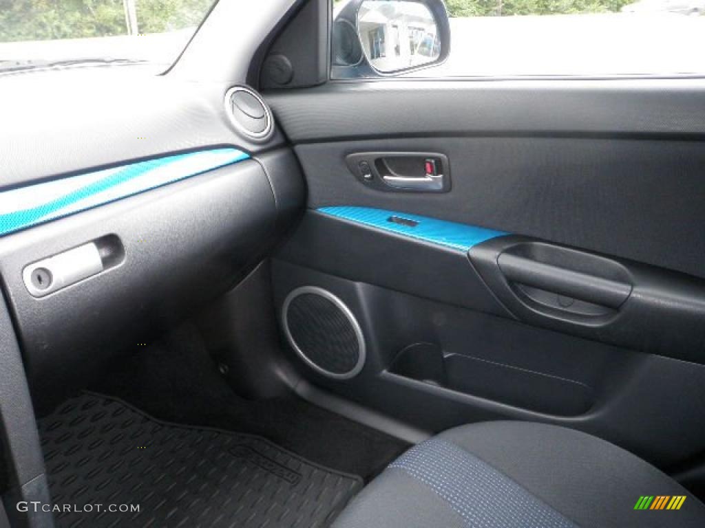 2006 MAZDA3 s Touring Hatchback - Winning Blue Metallic / Black photo #16