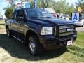 2005 Black Ford F250 Super Duty XLT SuperCab 4x4  photo #7