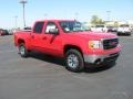 2010 Fire Red GMC Sierra 1500 SLE Crew Cab 4x4  photo #3