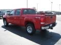2010 Fire Red GMC Sierra 1500 SLE Crew Cab 4x4  photo #7