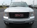 2010 Pure Silver Metallic GMC Sierra 1500 SLE Extended Cab 4x4  photo #2