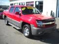 2002 Victory Red Chevrolet Avalanche 4WD  photo #20